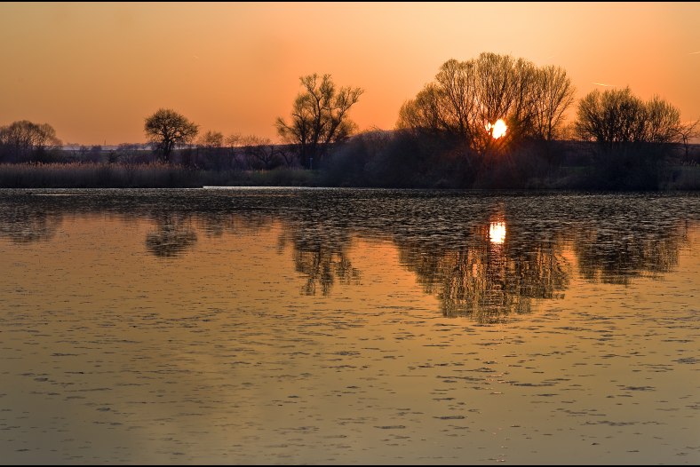 Sunset at the Nature Reserve 